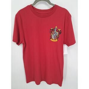 NWT Wizarding World Harry Potter Gryffindor Red Men's Tee Size Small Flaw